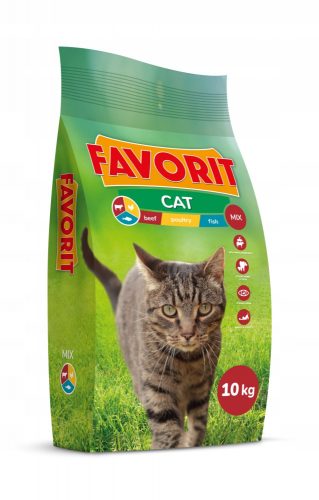 Granulátum macskáknak - Favorit Cat Mix 10 kg