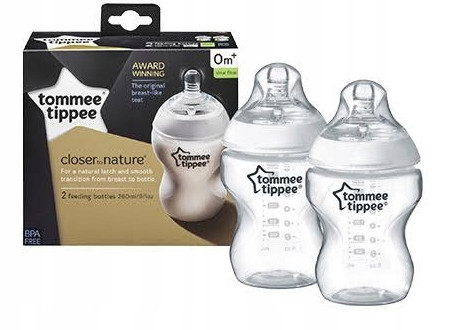 Bébiüveg - Easi-Vent Tommee Tippee Bottle 260 ml 2 db