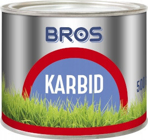 Egerek és patkányok elleni védelem - A bros karbid granulált mólásra 1 kg