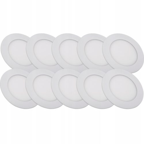 10x LED MENNYEZETI ÖBLÍTŐ PANEL 6W 540LM