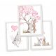 Kép a gyerekszobába - Bunnies set 3 kép 33x43 ikea keretek #74