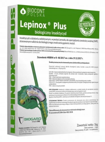  Lepinox plus 1kg Boxwood Moth Hernyók