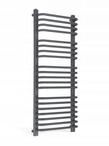  Lávavizes fürdőszobai radiátor 512 W 450 x 940 mm fekete, szürke