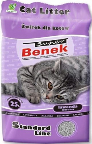 Alom nyulaknak és kis rágcsálóknak - Super Benek LAVENDER 25L Lila macskaalom