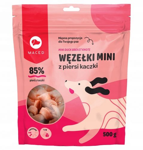 Csemege kutyáknak - Maced kacsacsomók 6 cm dump egy kutya 500 g