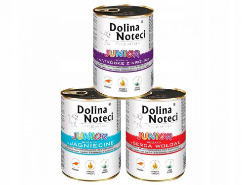  DOLINA NOTECI Premium JUNIOR Ízek keveréke 12x400g