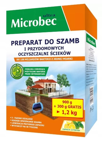  Készítmény szeptikus tartályokhoz, Bros granulátum, 1 l 1 kg