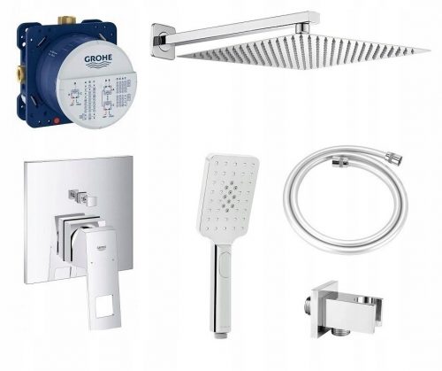  Grohe Eurocube króm rejtett kád/zuhany csaptelep