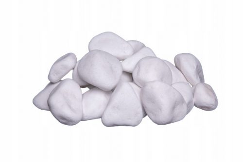 Kavics és díszkő - Thassos White Pebble 4-8 cm 20 kg kőzsák