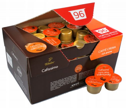 TCHIBO CAFISSIMO CAFFE CREMA VOLLMUNDIG 96 kapszula