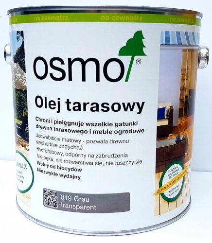 Osmo 019 terasz olaj szürke 2,5 l