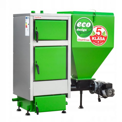  Cieplomax acél kemence ökoborsószénhez, 10 kW-os pellet