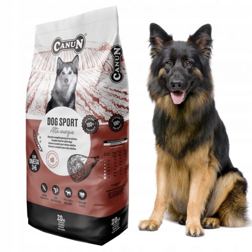 Száraz kutyaeledel - Canun Dog Sport marhahús 20 kg -os pásztorhoz