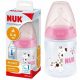 Bébiüveg - NUK palack 150ml szilikon 0-6 hőmérsékleti jelző