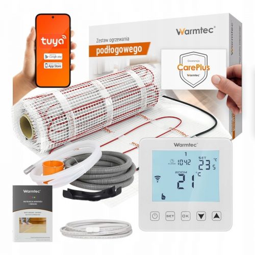  Padlófűtés készlet Warmtec DS2-10/PRT csempéhez 1 m2