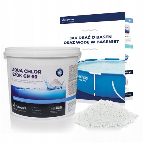 Medence kémia - Klórpor Aquapool 5 kg