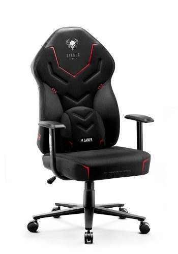  Diablo Chairs X-Gamer 2.0 játékszék, fekete szövet