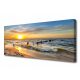 Falfestészet - Vászonnyomat Sea Sunset Beach 125x50