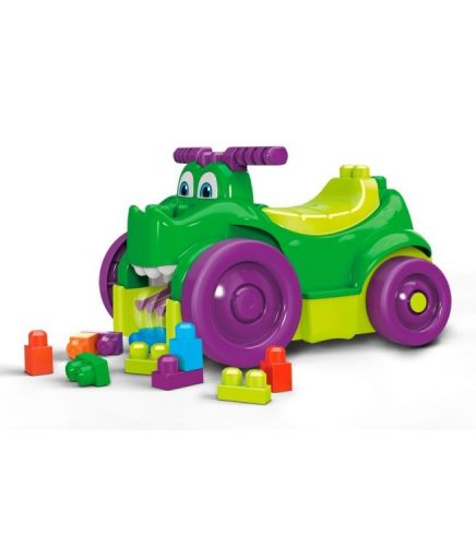 Játékautó, kidobó - Fisher Price Ride krokodil blokkok evő