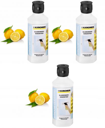 Készlet magasnyomású mosókhoz - 3x Karcher RM 500 üvegfolyadék 0,5 liter koncentrátum