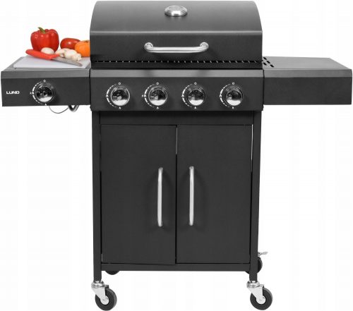 Gáz grillsütő . Lund gázgrill 14,4 kW