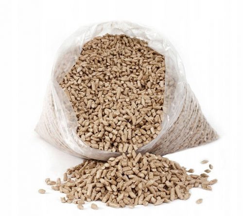 Alom nyulaknak és kis rágcsálóknak - Eco pellet egy nyúlmacska számára, 15 kg szalmából