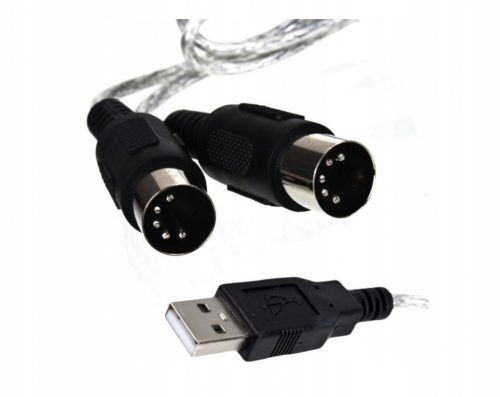  NTIinnovations kétoldalas MIDI USB interfész 2m