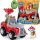 Játék figura - PAW PATROL MARSHALL DINO MENTŐFIGRA + JÁRMŰ