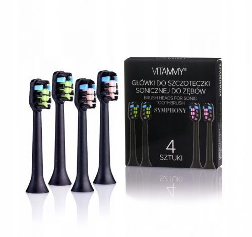  VITAMMY SYMPHONY BLACK Kefefejek, 4 db