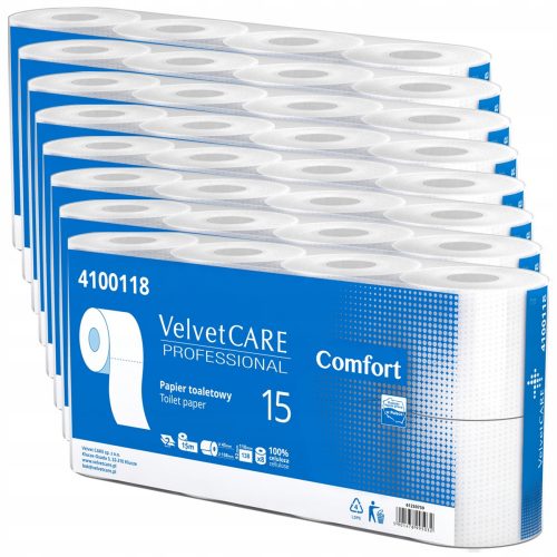 Vécé papír - Velétcare WC -papír 64dcs fehér puha 118