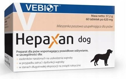 Vitaminok macskáknak - Vebiot hepaxan dog 60 tabletta