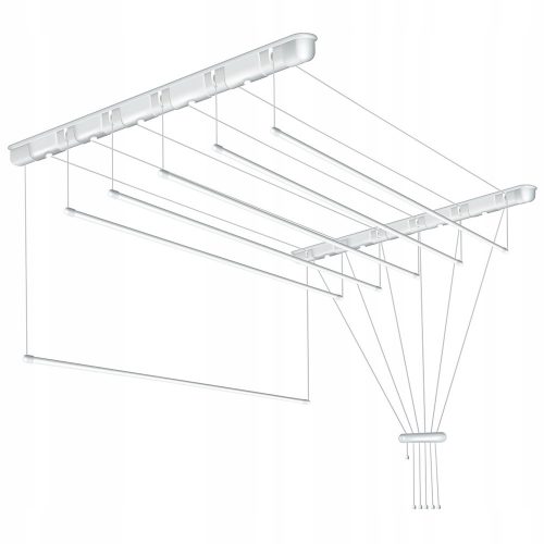 Ruhaszárító állvány - Szeméttáskák 160L LDPE, zöld 100db 10 görgő