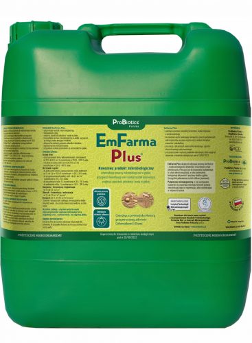 Micélium és mikorrhiza - EmFarma Plus 20L - Baktériumok sertéshígtrágyához