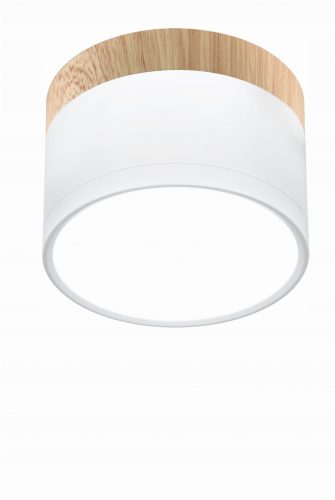 Spot Tuba 9W LED 4000K White+Wooden 2273648