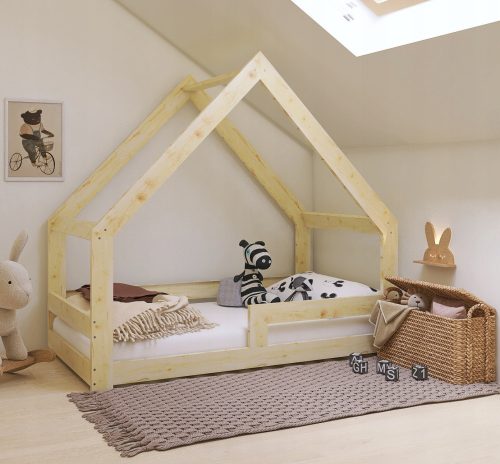 Egyszemélyes ágy gyerekeknek - Bed Baby House 160x80 gyermekek számára RB+ keret