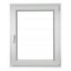 Ablak - PVV ablak 70 x 80/700 x 800 RU / L White 24H