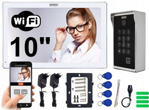 Videós kaputelefon 10" Wifi 5Tech legújabb sorozat