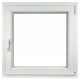 Ablak - PVC ablak 50 x 50/500 x 500 Új RU White 24H