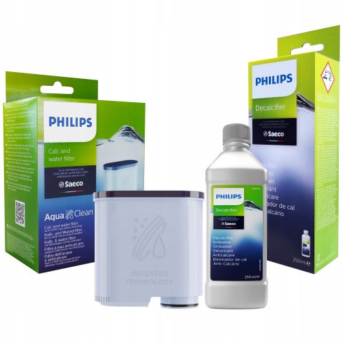  Philips CA6903/10 szűrő + Folyékony vízkőoldó Philips Saeco Decalcifier 0,25 l