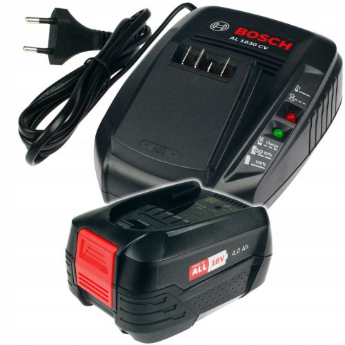 Tartalék akkumulátor - AL1830CV Charger + PBA akkumulátor 4.0ah Bosch