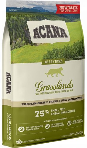 Granulátum macskáknak - Acana Grasslands Cat Kitten táp 4,5kg 75% hús