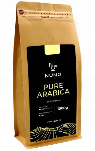  Arabica NUNO babkávé Tiszta Arabica kávébab 1000g 1000g