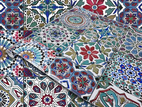  DecoMeister Moroccan Tiles bútor furnér 67,5 x 150 cm