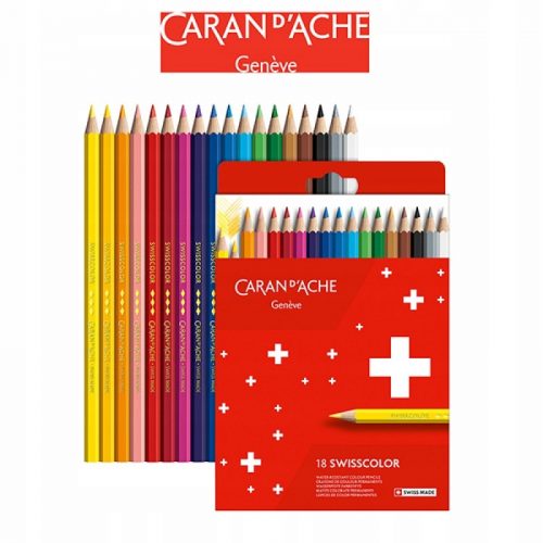  Caran d'Ache Swisscolor ceruzakréta, 18 db