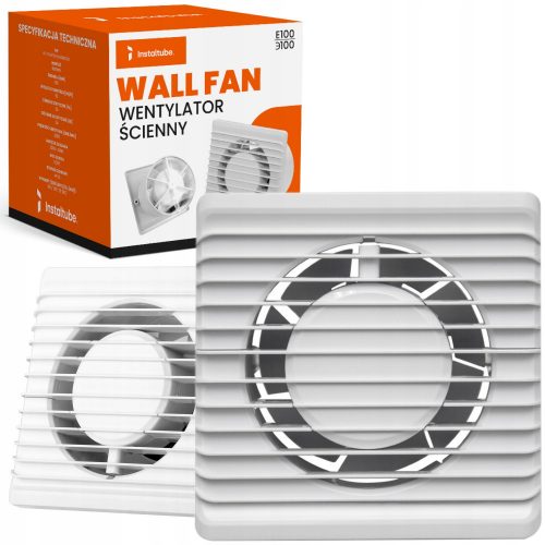 Fürdőszoba ventilátor CSENDES HOME VENTILÁTOR A FÜRDŐSZOBÁHOZ 100 mm HOME FÜRDŐSZOBAI VENTILÁTOR 100 mm 100 mm